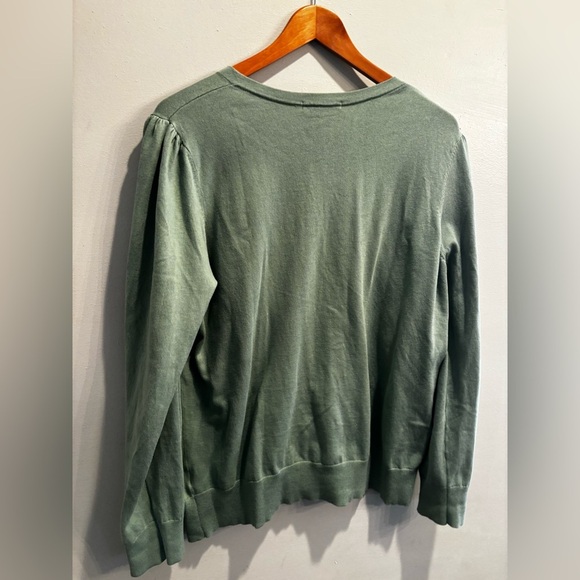 Boden Sage Green Button-Up Cardigan cottagecore fall country office casual - Picture 9 of 16
